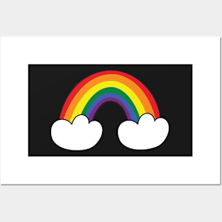 Rainbow Pride flag Posters and Art